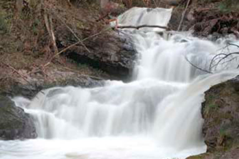 Carp River Falls In Marquette, MI