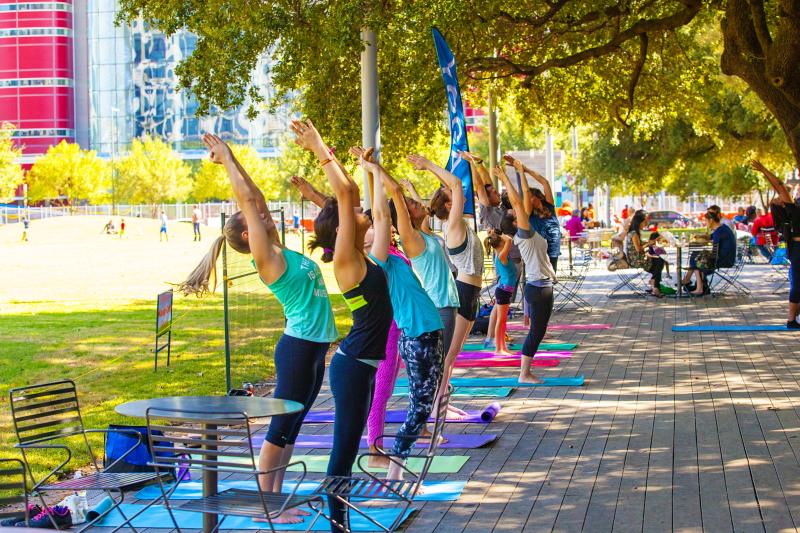 Core Yoga in Discovery Green Park