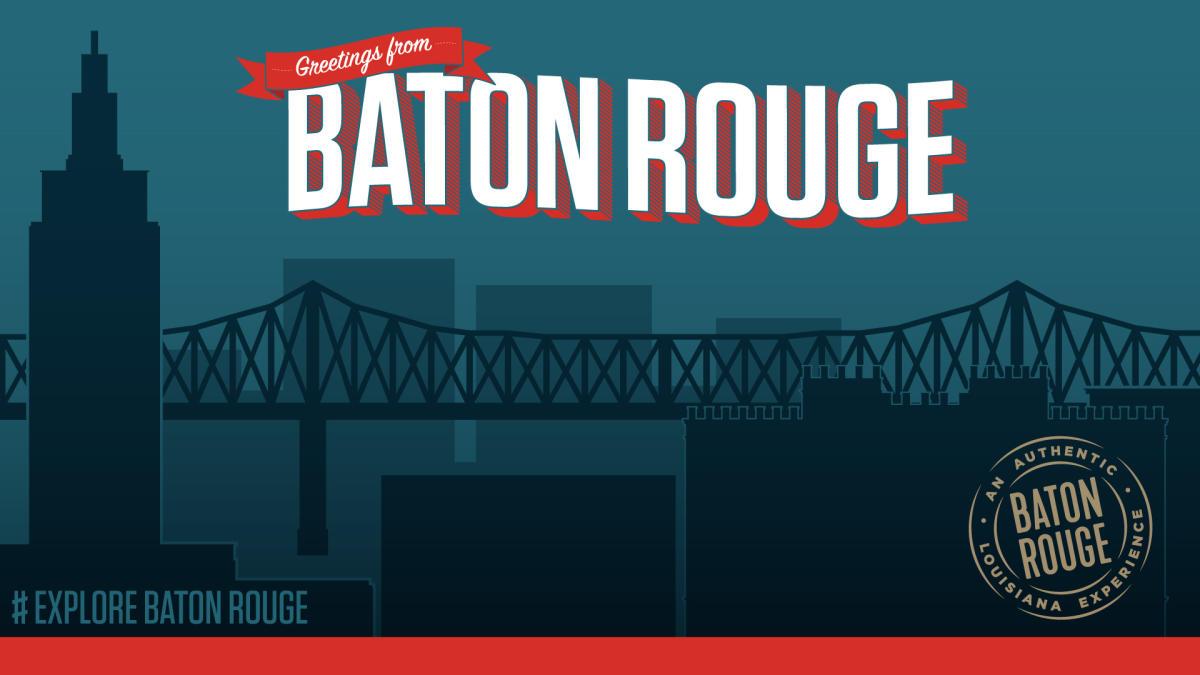 Zoom Background Postcard Visit Baton Rouge