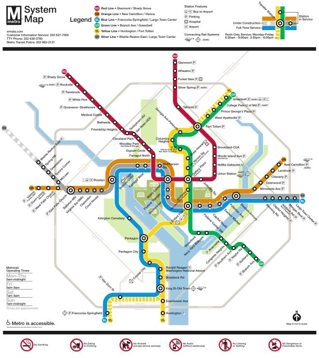 地铁系统地图