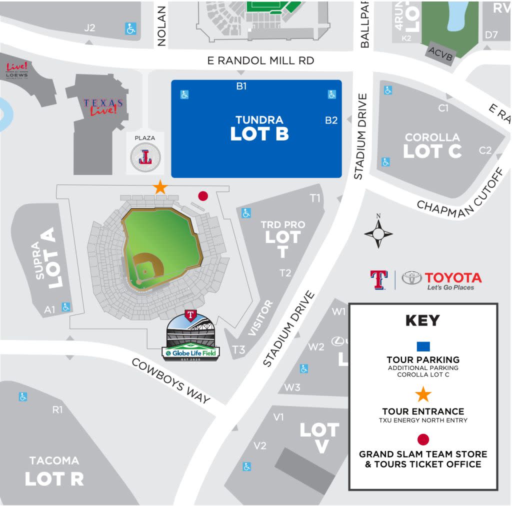 Texas Rangers Stadium Parking Map Printable Maps Sexiezpix Web Porn