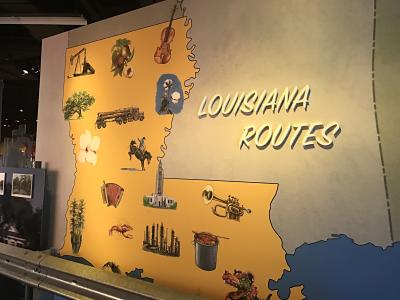 路易斯安那州航线图
