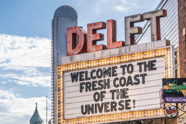 2017年在密歇根州马凯特市举行的新鲜海岸电影节的场景.