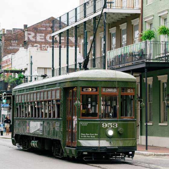Streetcar downtown