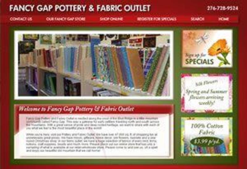 Fancy Gap Pottery and Fabric Outlet