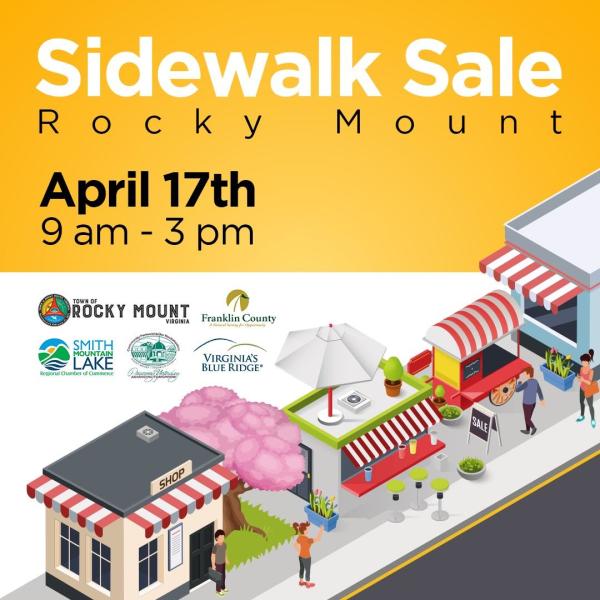 Spring Sidewalk Sale in Rocky Mount!