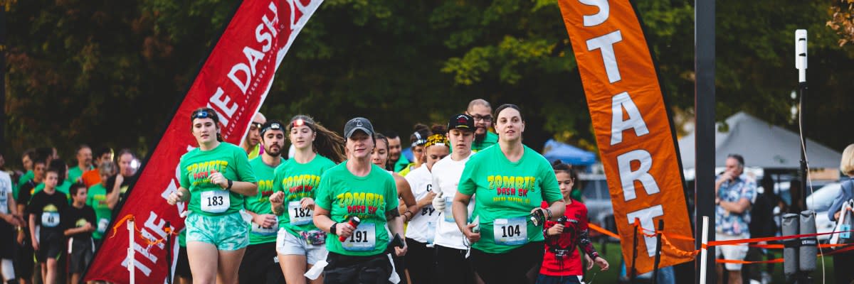 Zombie Dash 5k — Sports & recreation in Sixth Street Bridge Park · Grand Rapids, MI