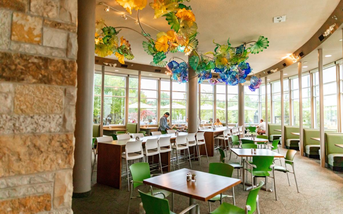 James \u0026 Shirley Balk Cafe at Frederik Meijer Gardens \u0026 Sculpture Park -  Grand Rapids MI, 49525, image size:1200x750