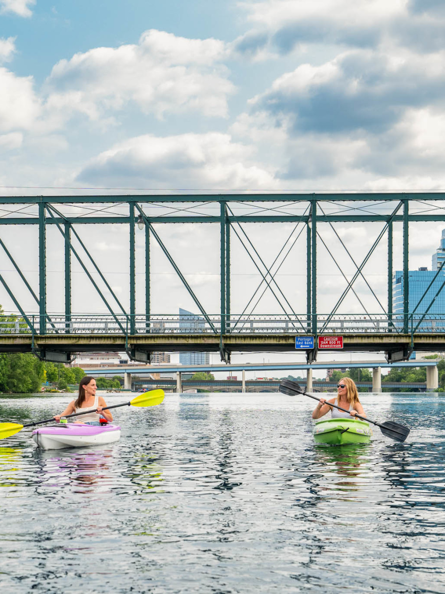 Kayaking in Downtown Grand Rapids