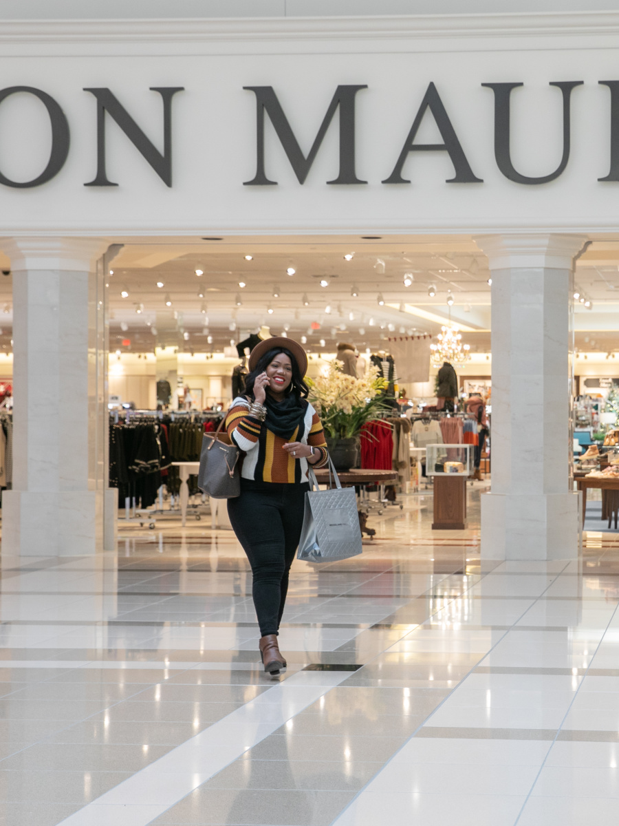 Walking and Shopping at the Woodland Mall