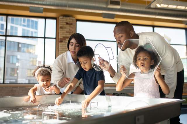 Kids playing at the Grand Rapids Children's Museum