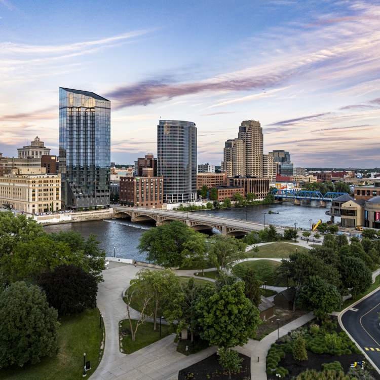 Summer Skyline 2024 Downtown Grand Rapids