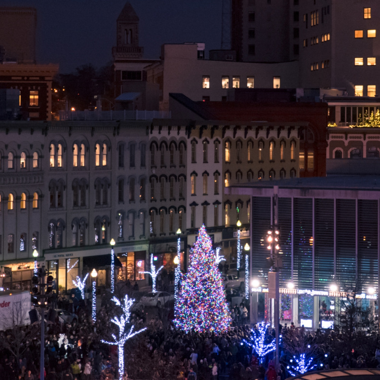 2017 Tree Lighting in Downtown Grand Rapids