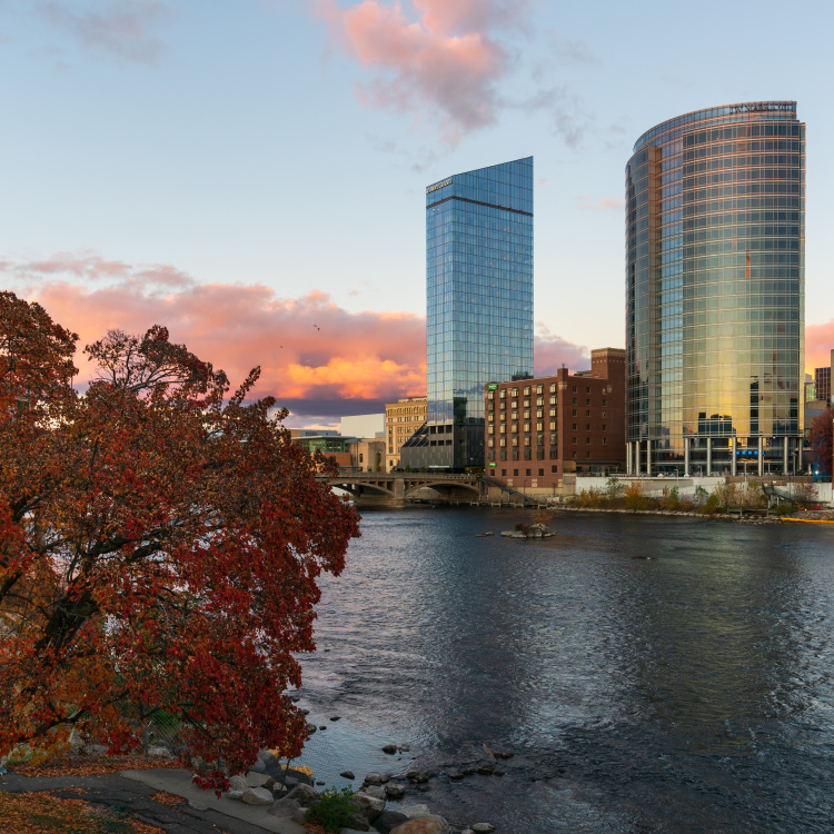 Fall Grand Rapids Skyline