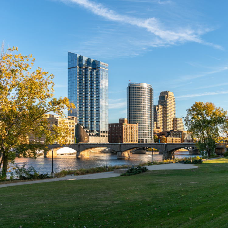 Fall Grand Rapids Skyline