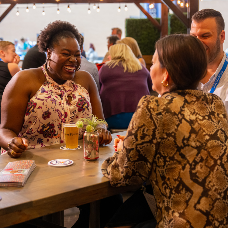 Meeting planner experience the convention center during an event or conference.