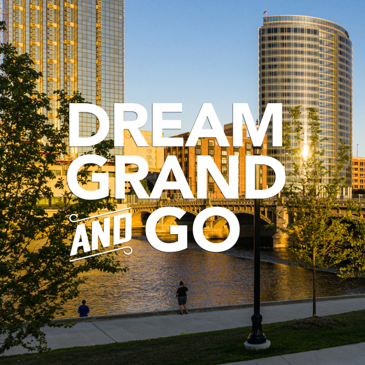 Dream Grand and Go - Fall Grand Rapids Skyline