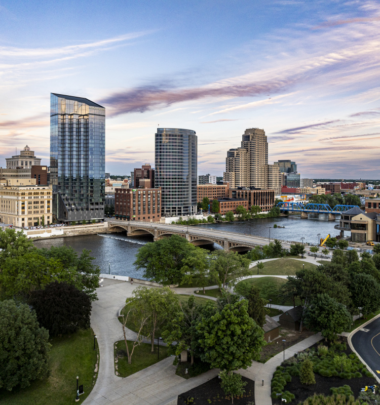 Summer Skyline 2024 Downtown Grand Rapids