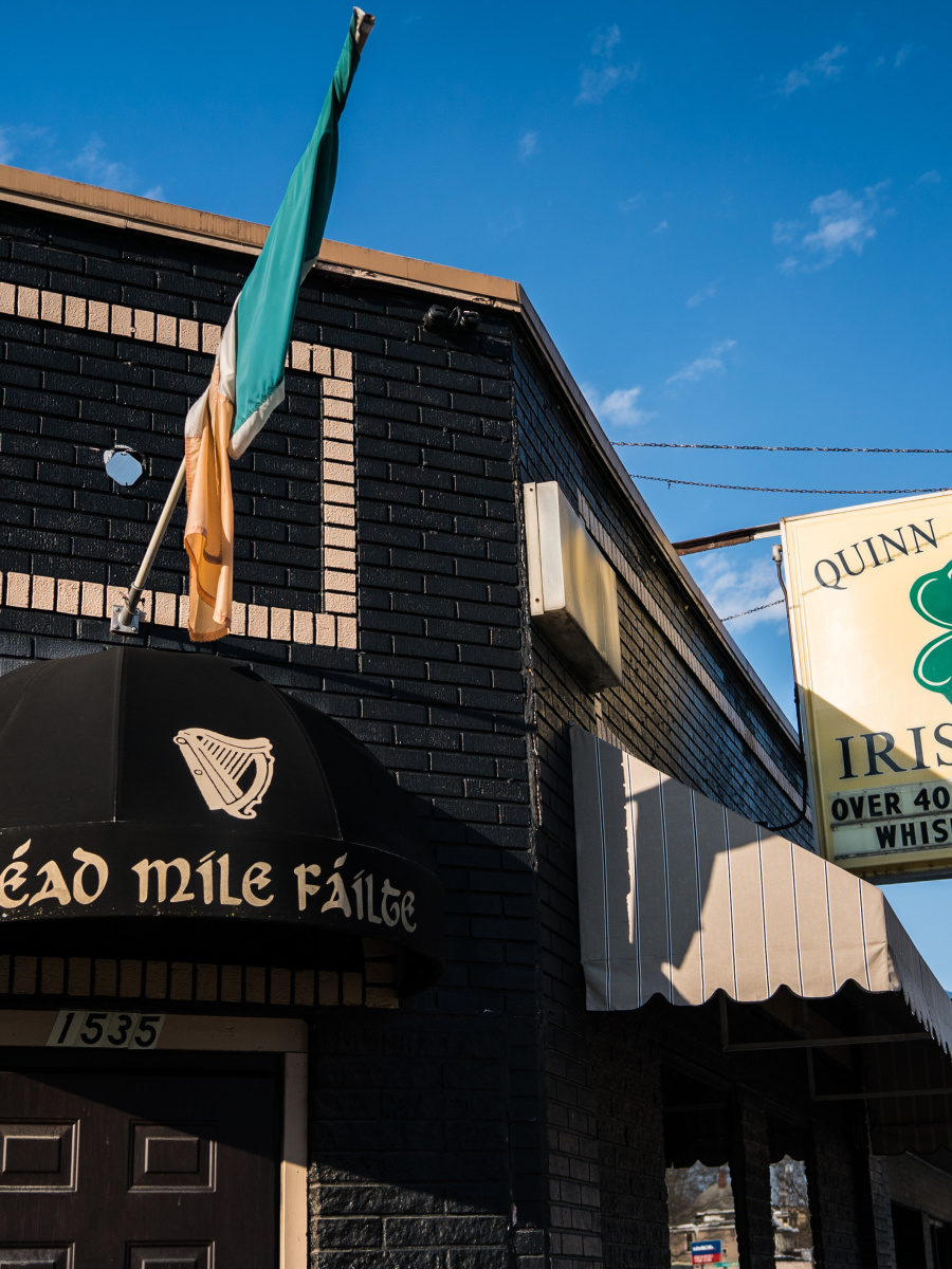 Quinn & Tuite's Irish Pub Exterior in Grand Rapids