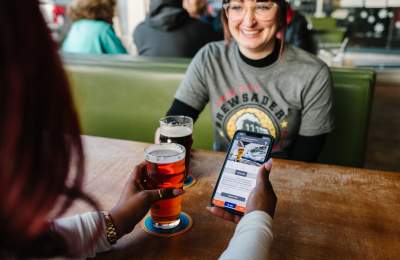 Brewsader App at Saugatuck Brewing Co. | Creston Taproom