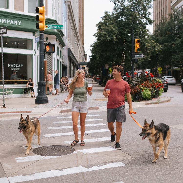 Uccello's dog-friendly social zone