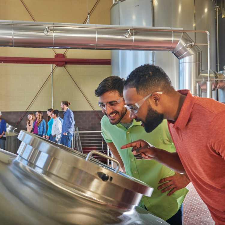 Founders Brewing Co. - Tour - Looking at the Brewing Process