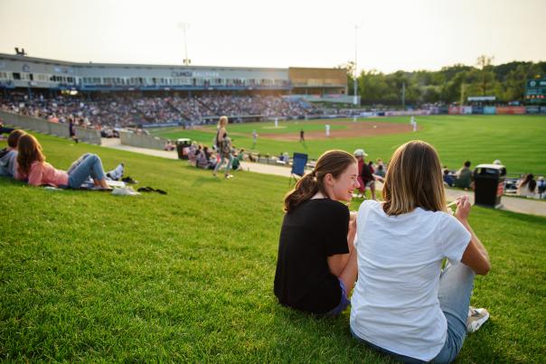 Family at a Whitecaps game