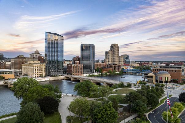 Summer Skyline 2024 Downtown Grand Rapids