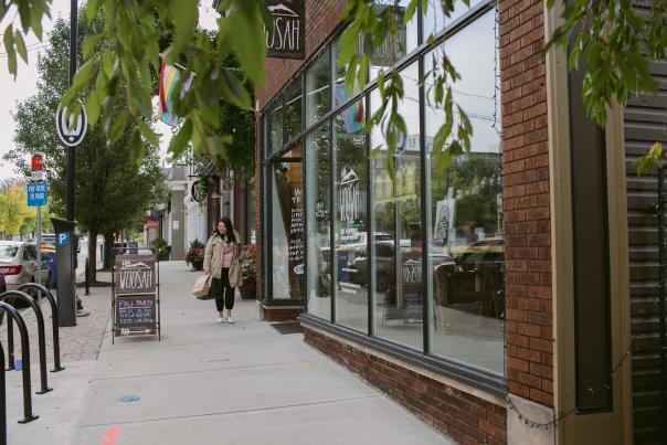 Walking Down Wealth Street and Shopping