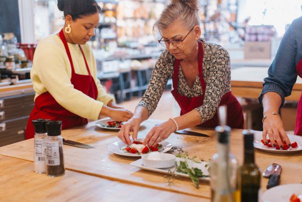 Cooking class at the Local Epicurean