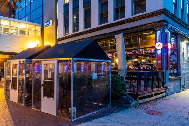 Z's Bar & Restaurant - Outdoor Enclosures, 2021