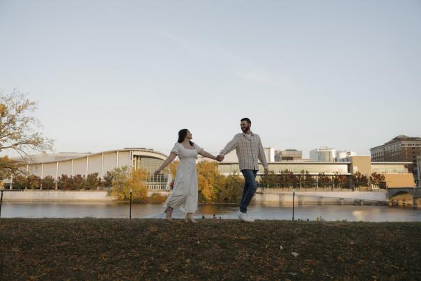 Engagement at  Ah-Nab-Awen park