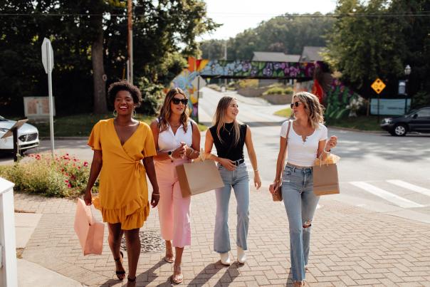 Social squad shopping in Ada, 2023