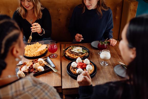 National Waffle Day and Flights of Flavor photoshoot at Social Misfits, 2023