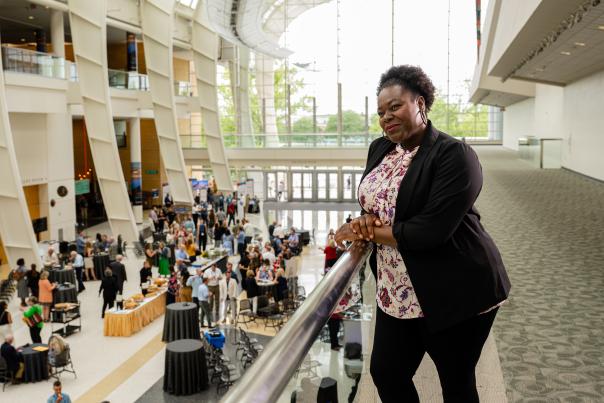 Meeting planner experience the convention center during an event or conference.