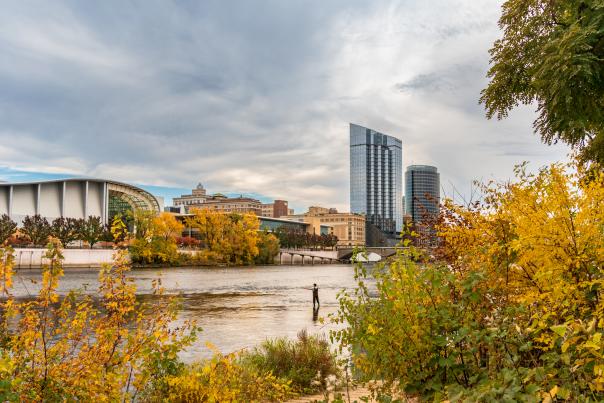 Fall Grand Rapids Skyline