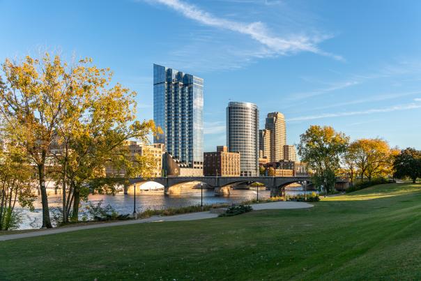 Fall Grand Rapids Skyline