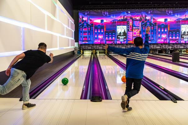 Family Bowling at Spectrum Lanes