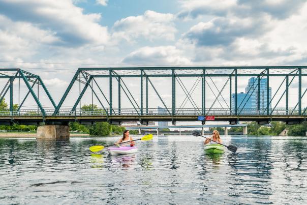 Kayaking on the Grand River
