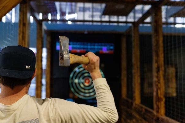 Axe throwing at GR Grand Prix
