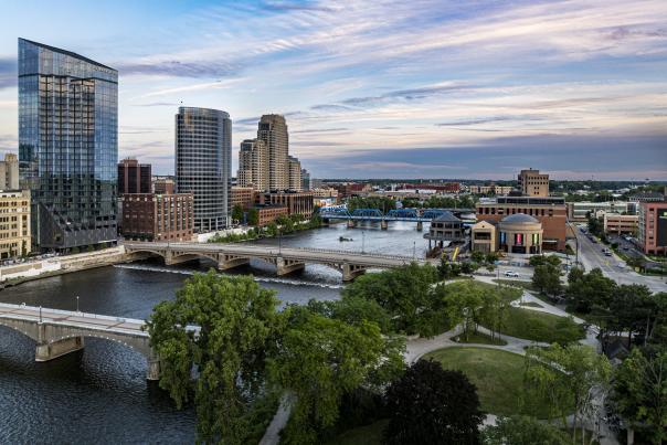 Summer Skyline 2024 Downtown Grand Rapids
