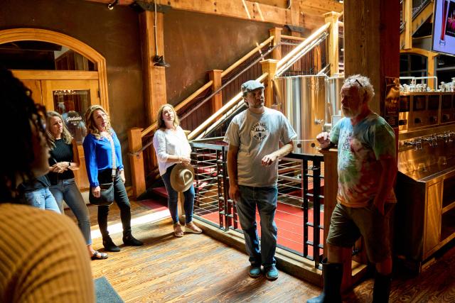 GR beer tour at B.O.B's Brewery