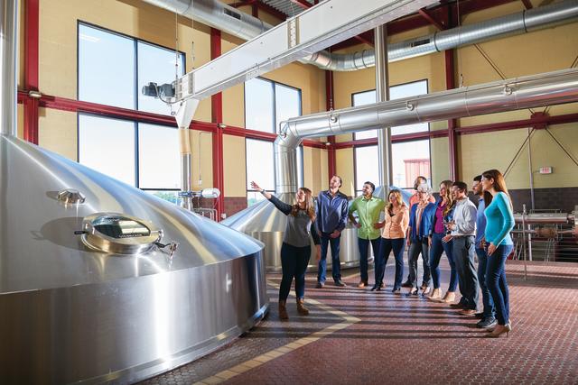 Tour Walking Through Founder Brewing Company
