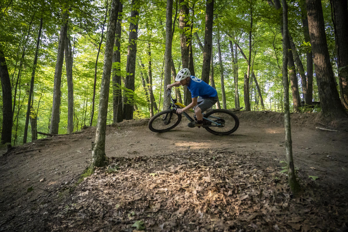 Cannonsburg ski area mountain bike trail 2025