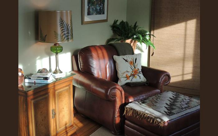 Sunroom reading chair
