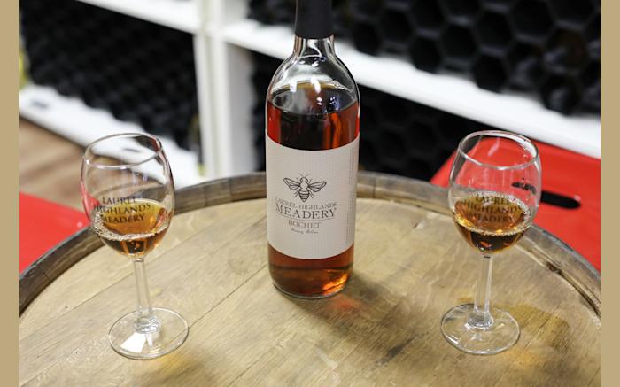 Bochet Bottle and Glasses