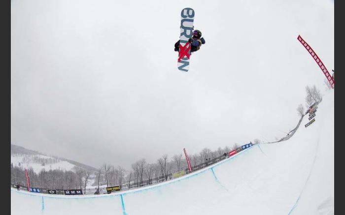 Seven Springs is home to the East Coast's Only Olympic-Size Halfpipe