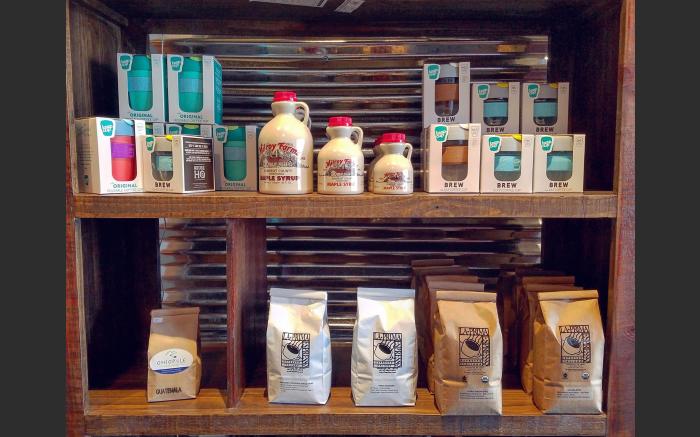 Retail Coffee - come grab a bag today! Local products+the best gear we can find!