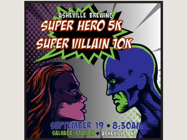 2017 Asheville Pizza Brewing Super Hero 5k Fun Run Race Roster Registration Marketing Fundraising