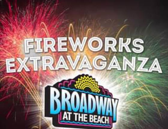 July 4th Fireworks Extravaganza at Broadway at the Beach